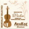 AraKoz-Strings-Front Arakoz Student Violin String Set 4/4