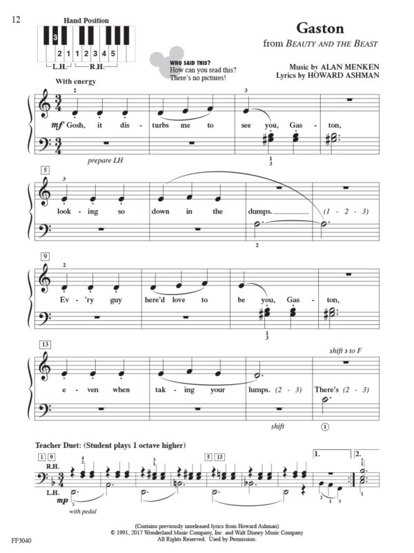 Faber PlayTime Piano: Disney - Level 1