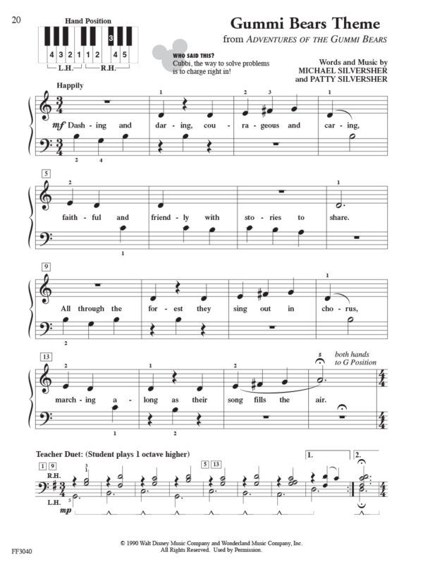 Faber PlayTime Piano: Disney - Level 1