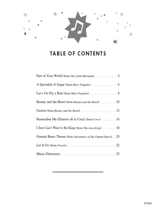 Faber PlayTime Piano: Disney - Level 1