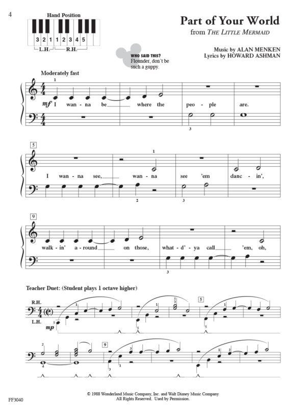Faber PlayTime Piano: Disney - Level 1