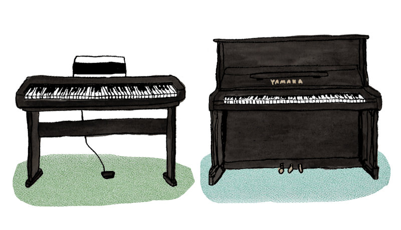 Acoustic vs Digital Pianos