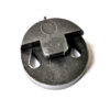 mute-back Tourte violin mute, round, 2 holes